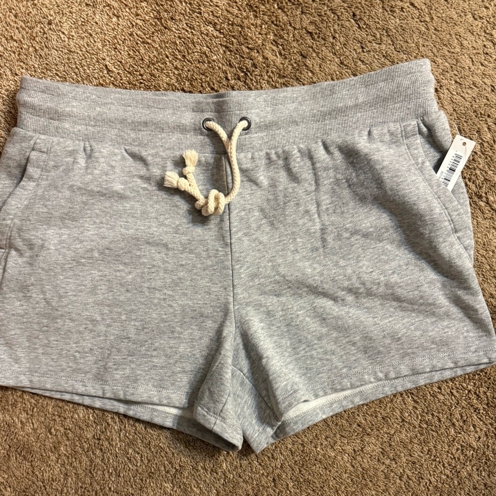 Goodthreads Gray Athletic Shorts with Elastic Waistband